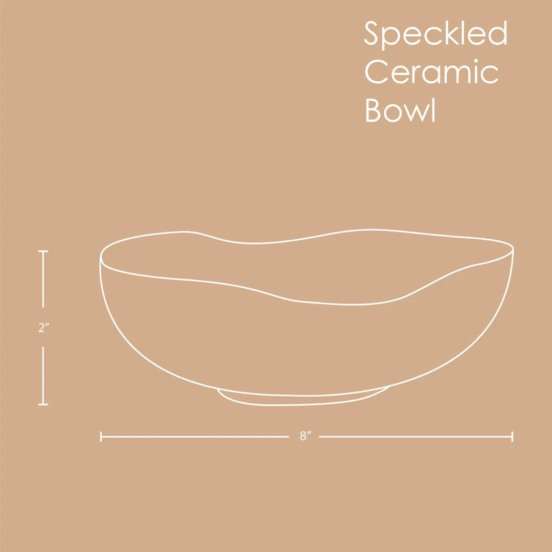 Muun Home Speckled Ceramic Bowl