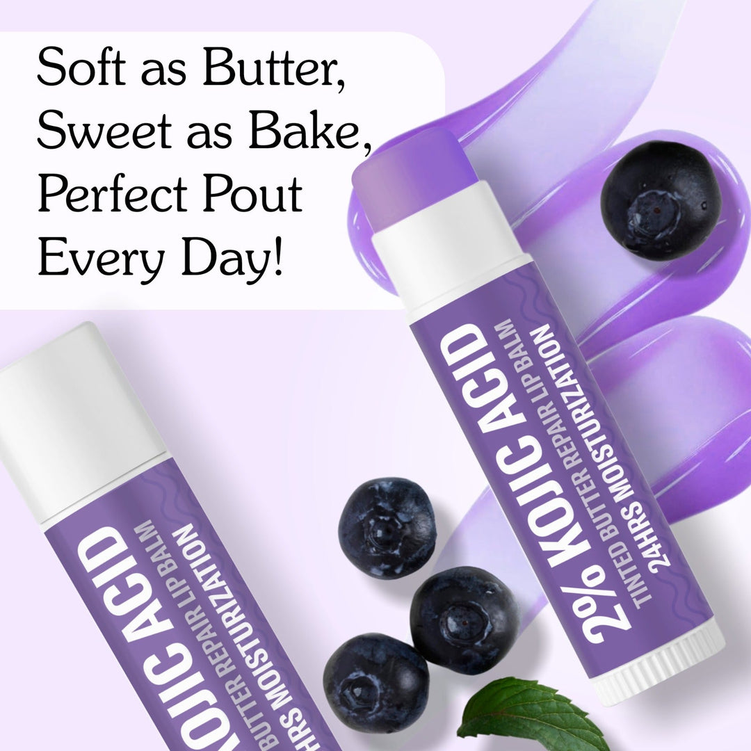 2% Kojic Acid Tinted Butter Brightening Lip Balm