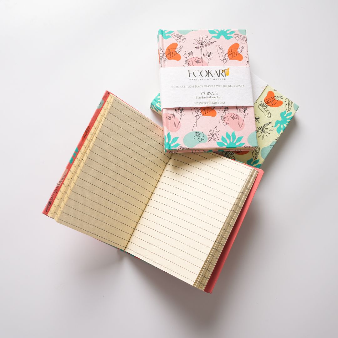Ecokari Floral Blossom Handmade Paper Journal