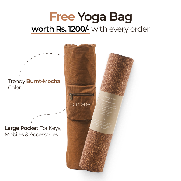 Pose Cork Yoga Mat - Grippiest Mat Ever | Free Carry Bag Include