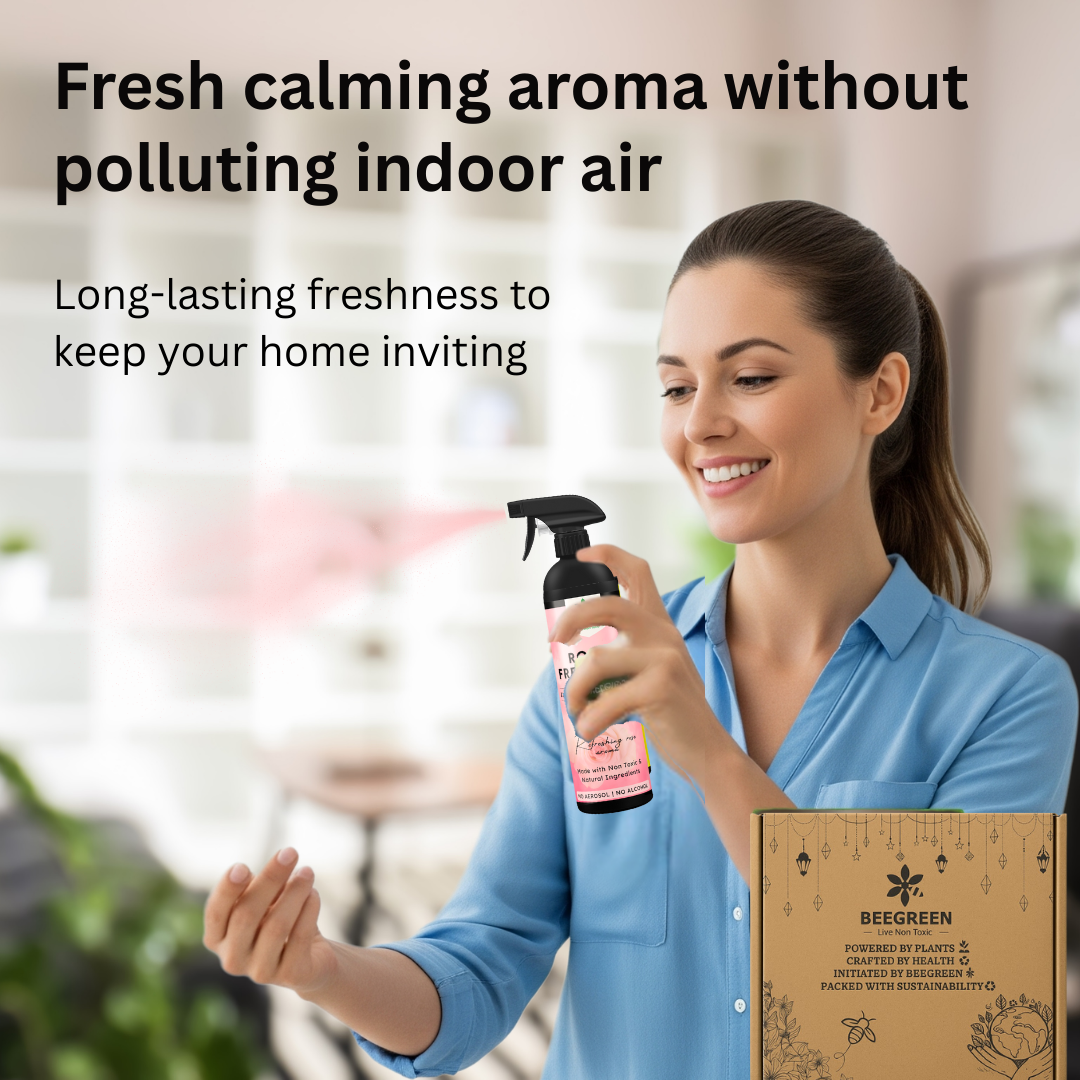 BeeGreen –Sweet Autumn Room Freshener –, Plant-Based, Eco-Friendly & Biodegradable, Natural Floral Fragrance, Long-Lasting Freshness, Safe for Kids, Pets, Home & Office