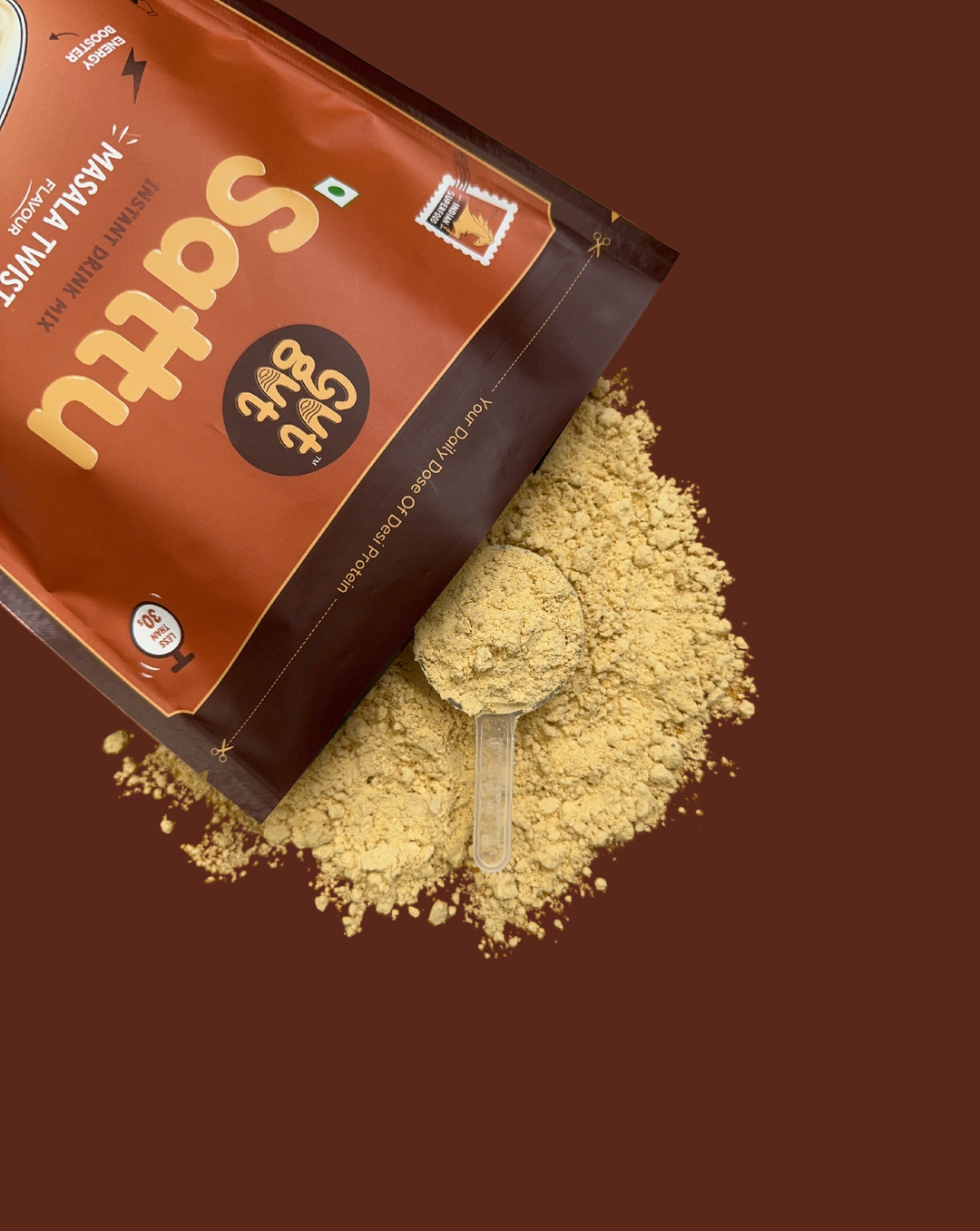 GutGut Sattu Masala Twist - Instant Drink Mix - 15 Glasses - 450 gm