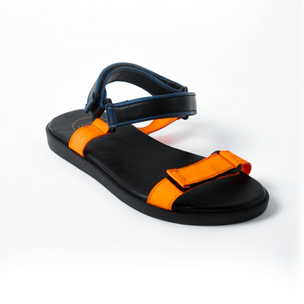 Monkstory Drift Technical Sandals - Pop Orange/Blue