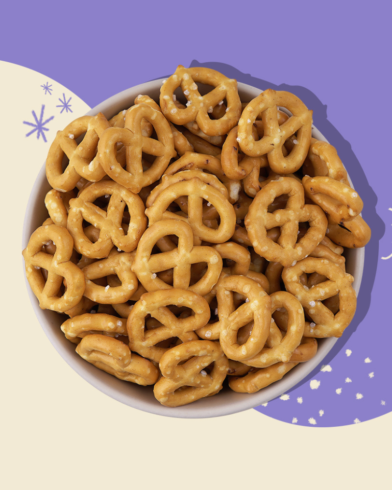 Atom Eats Salted Pretzel Mini Knots | (30g X 2) Pack by Atom Eats