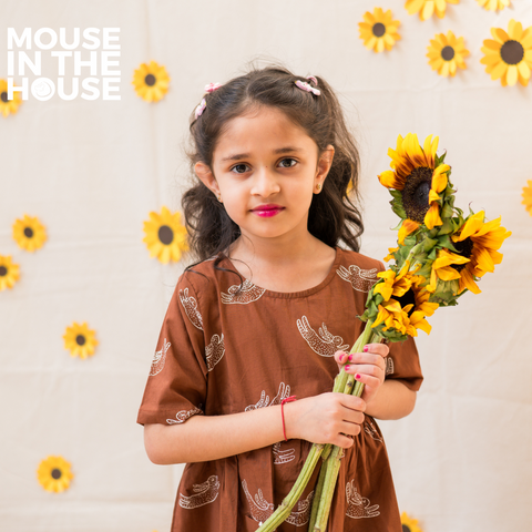 Mouse In The House A Fuzzy Rabbit - Cotton Dress