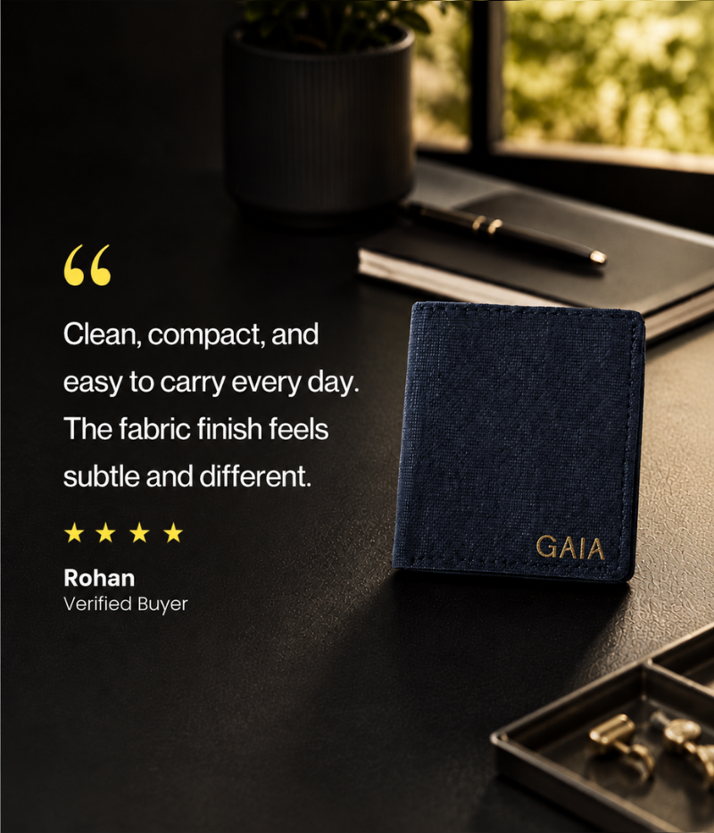 The Label GAIA Minimalist Organic Hemp Men’s Wallet