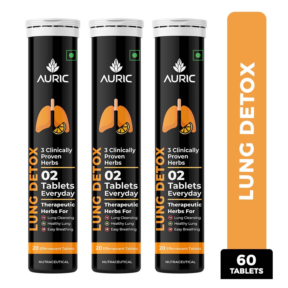 Auric Lung Detox Supplement With Natural Blend of NAC and Herbs