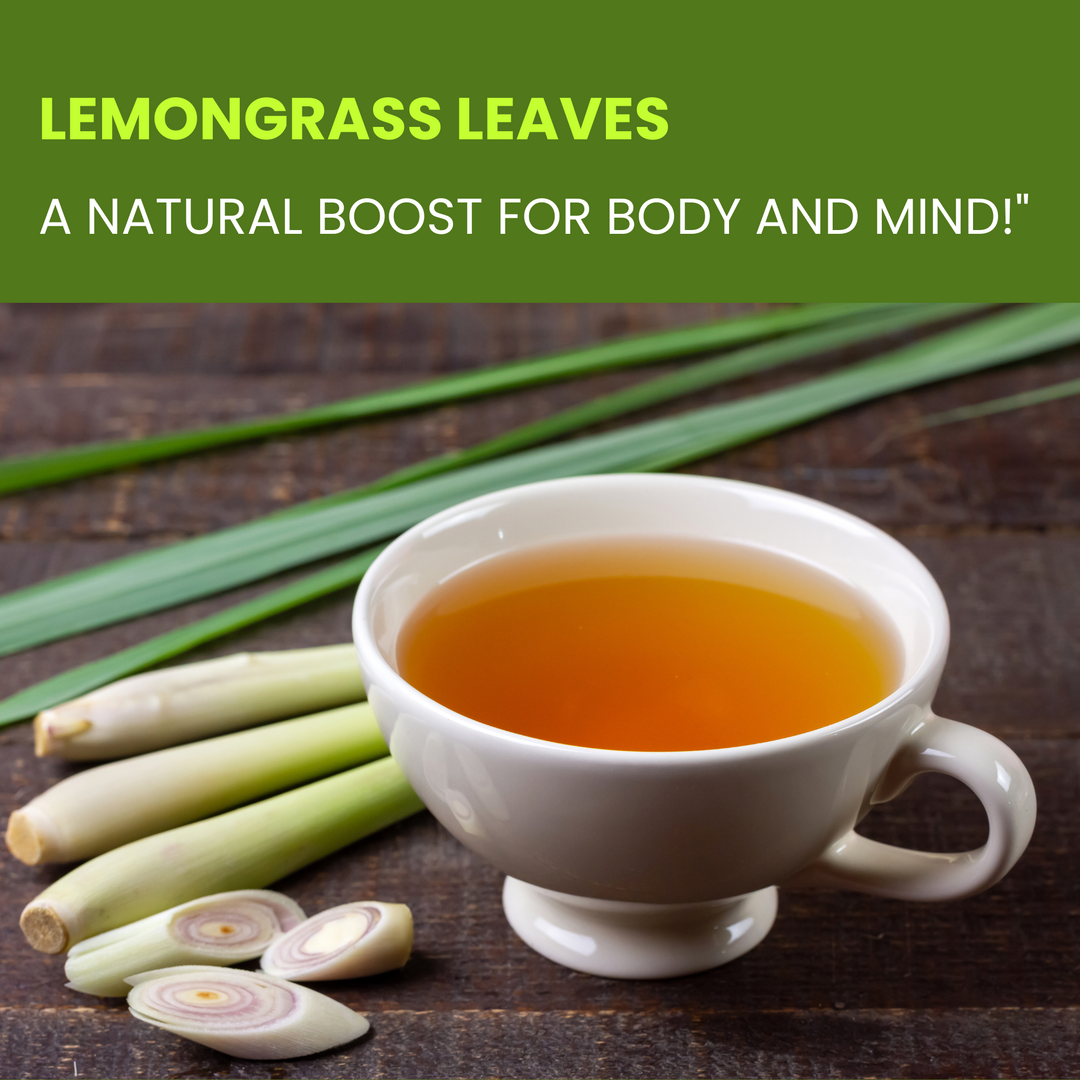 Vansattva Lemongrass Leaves - Cymbopogon citratus - Herbal Tea - Detox - 100 gram