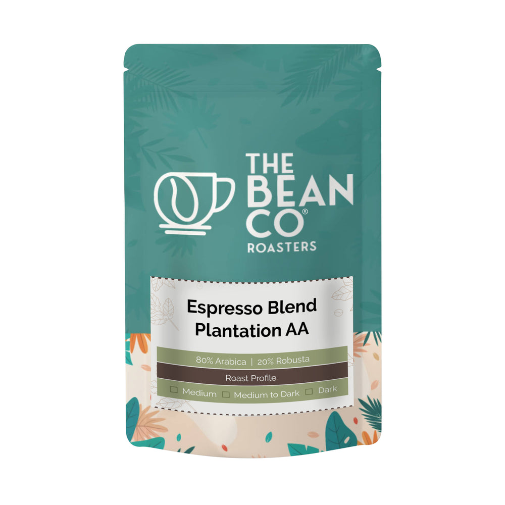 The Bean Co Roasters Espresso Blend | Medium To Dark Roast | 80% Arabica & 20% Robusta | Roasted Coffee Ground