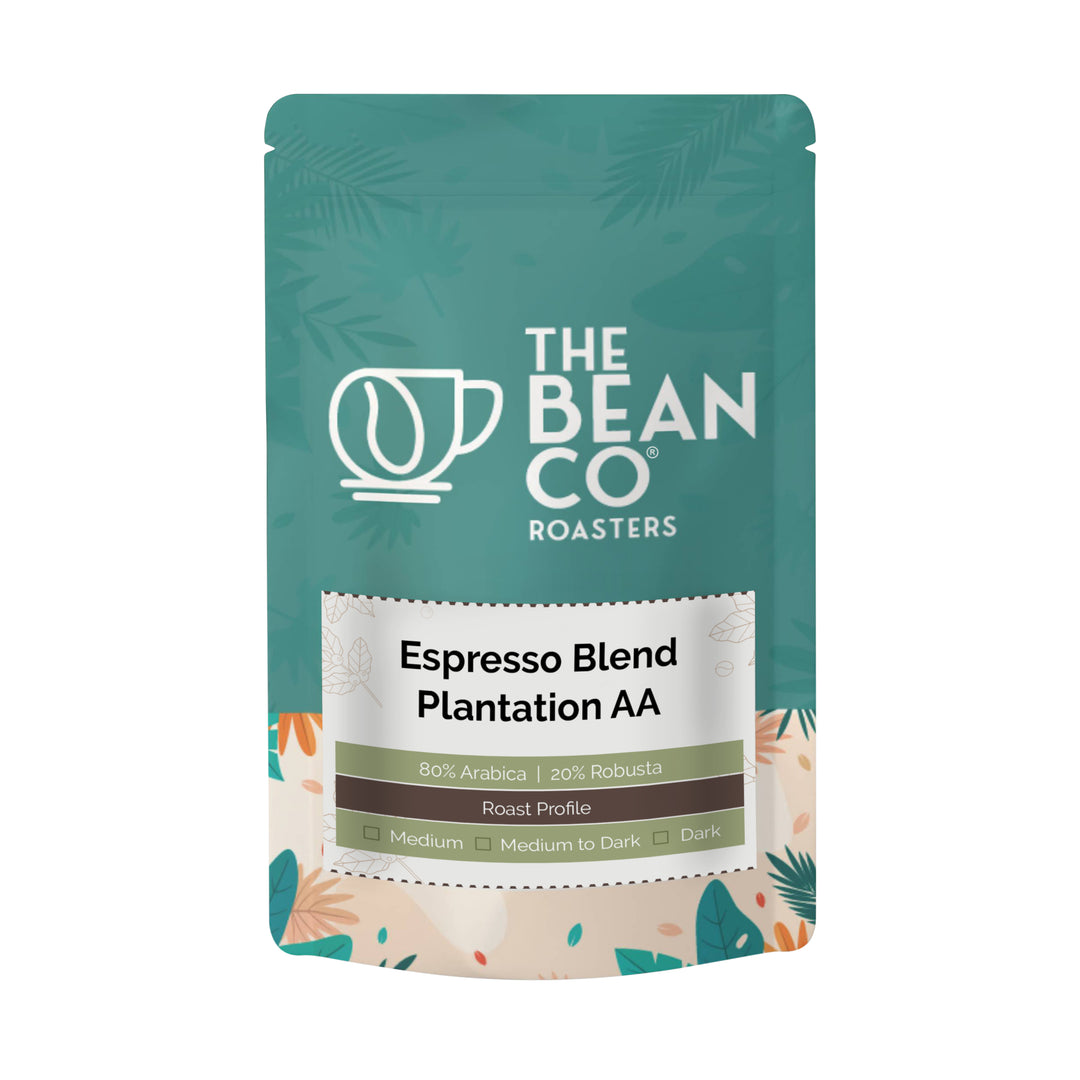 The Bean Co Roasters Espresso Blend | Medium To Dark Roast | 80% Arabica & 20% Robusta | Roasted Coffee Ground