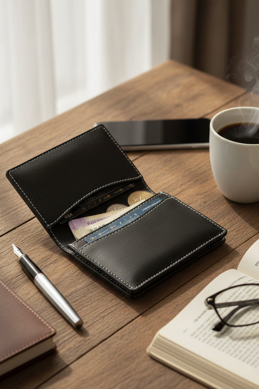  Beth Vegan Leather Mini Wallet