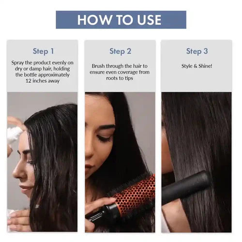 ThriveCo Heat Protector Hair Spray | Heat Protection up to 480°F | Protects & Heals From Heat Damage | 150ml