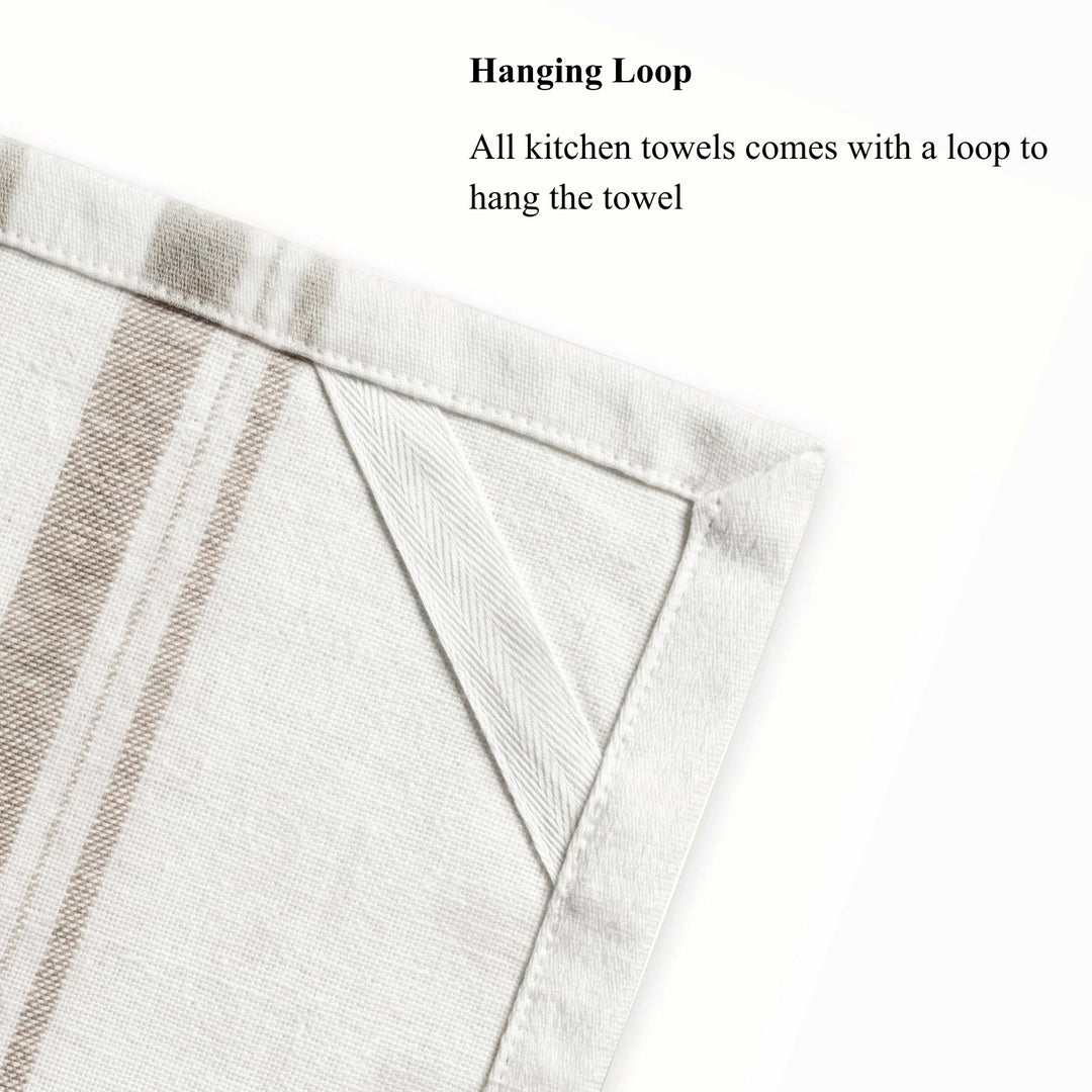 Striped Cotton Dish Towels ( Set of 2 )