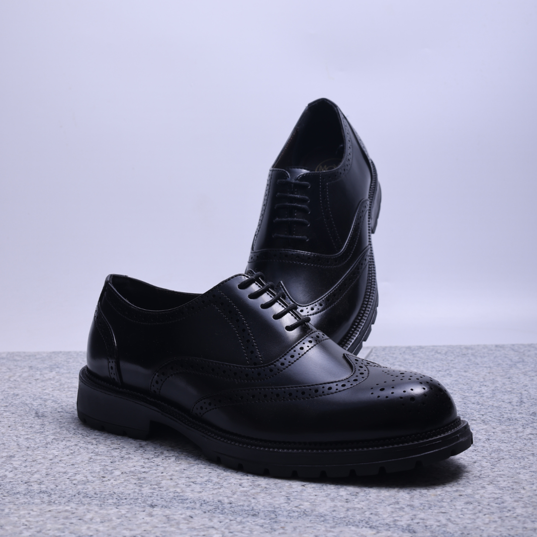 Monkstory Atelier 1890 Oxford Brogues - Classic Black