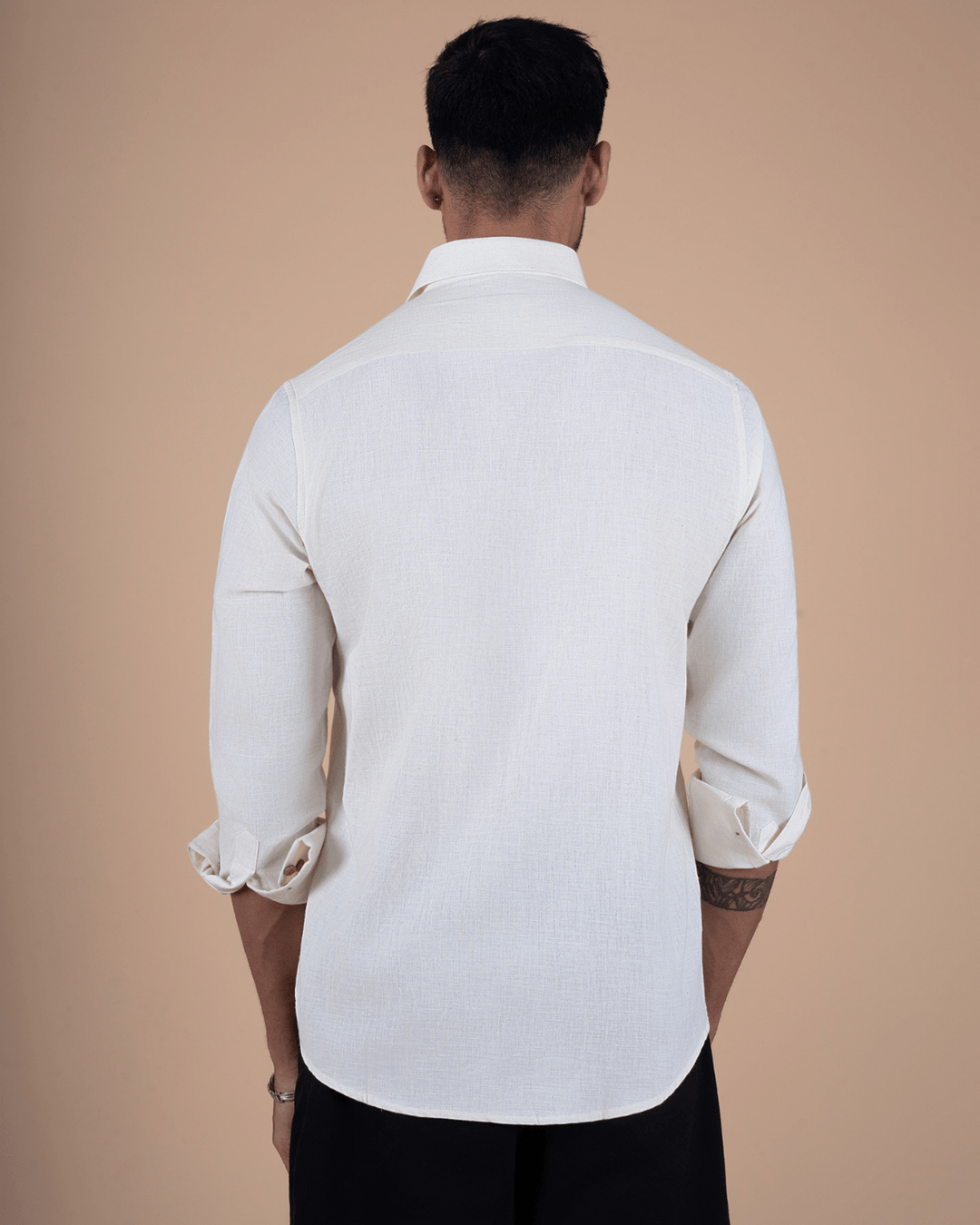 Natural Raw Full Sleeve Shirt image