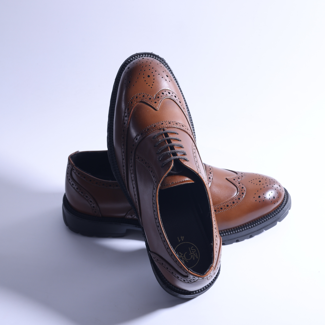 Monkstory Atelier 1890 Oxford Brogues - Rich Tan