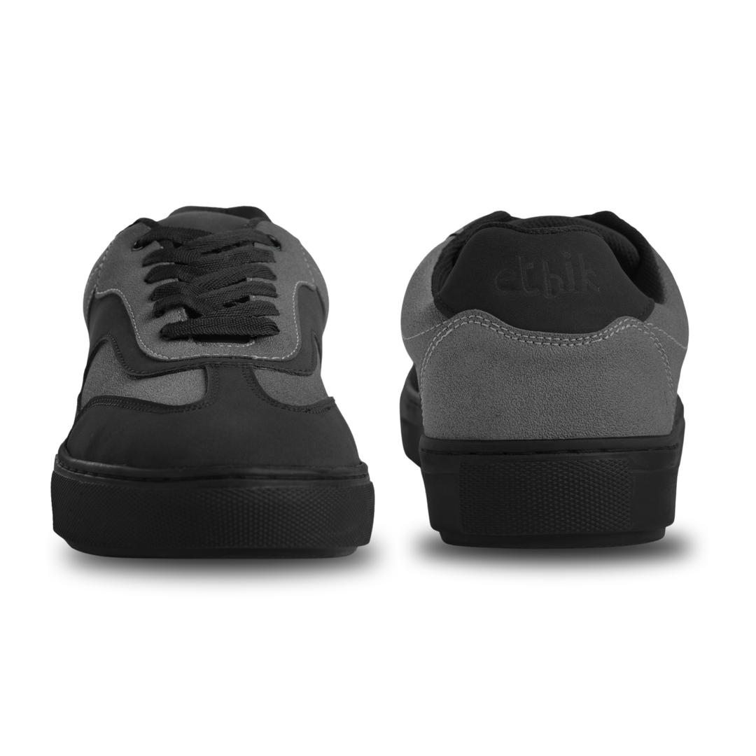Glide Deep Grey Layered Panel Sneakers