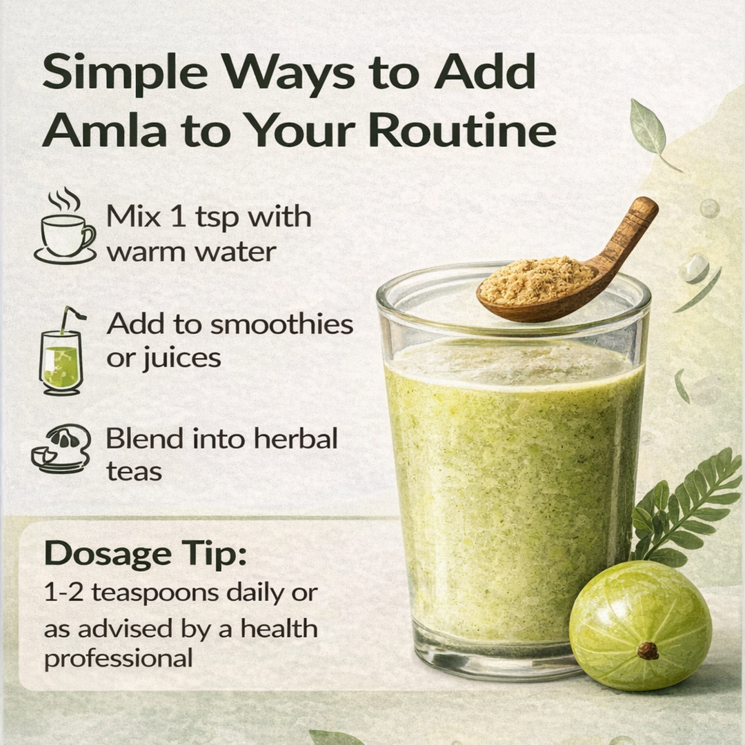 Organic Amla Powder  Natural Vitamin C | Hair, Skin & Immunity Support
