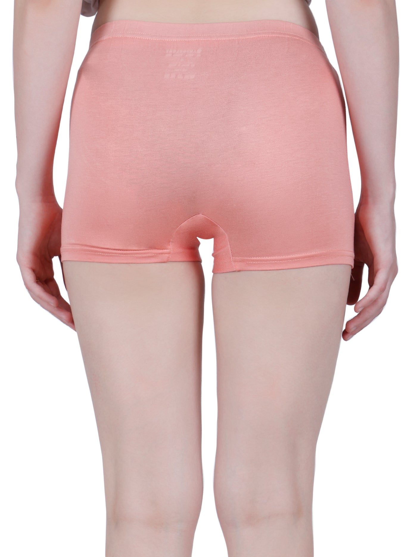 Bamboo Fabric Mid Rise Shorts | Peach & Blue | Pack Of 2