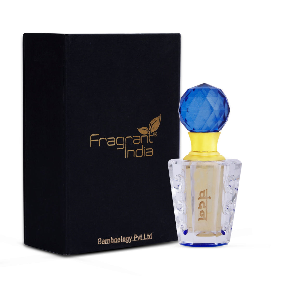 Bamboology Trends Itra/Attar Chandan (Sandalwood): A Unisex Natural Perfume for Aromatherapy and Wellness Benefits