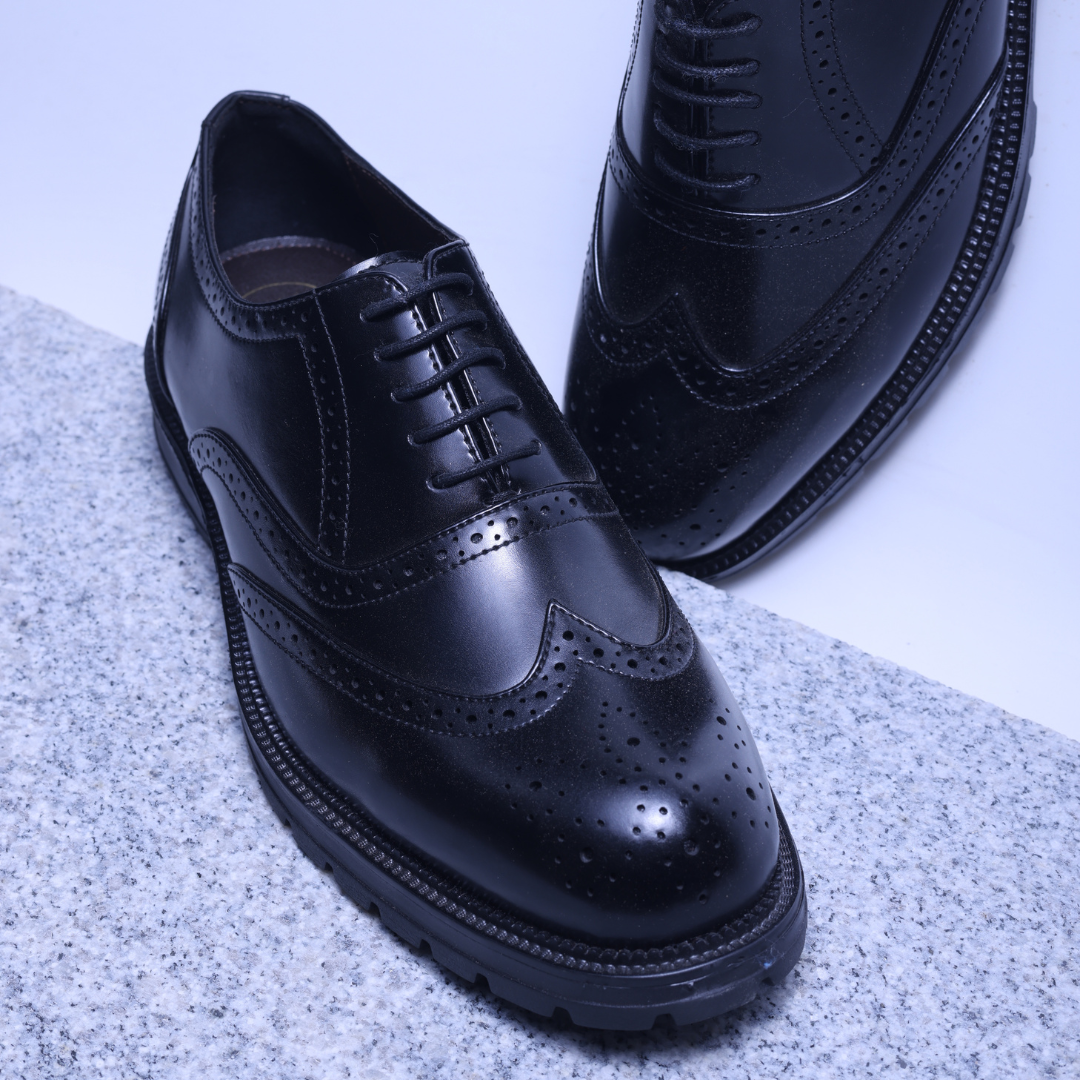 Monkstory Atelier 1890 Oxford Brogues - Classic Black