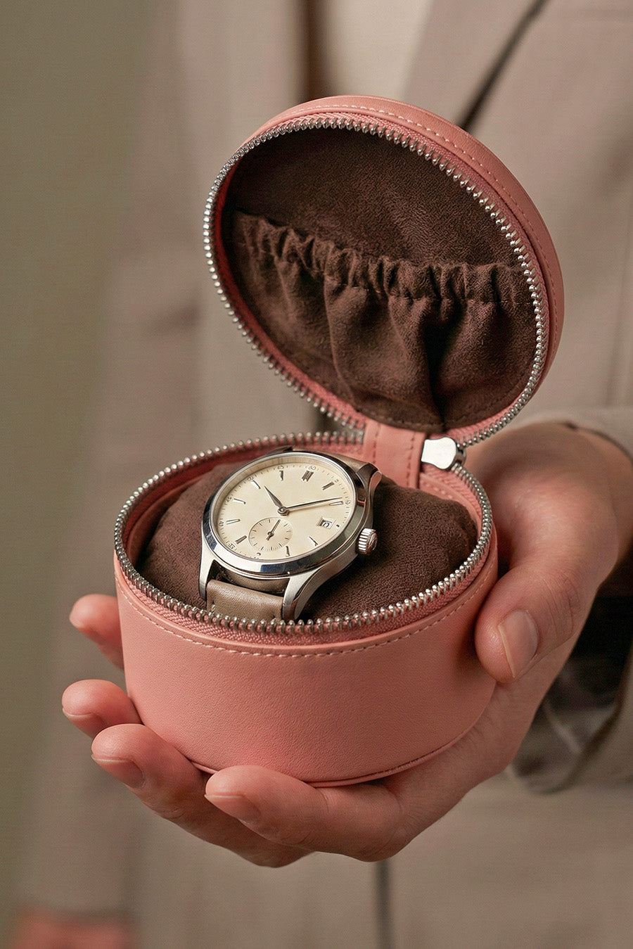 Rogate Large Vegan Leather Watch Case