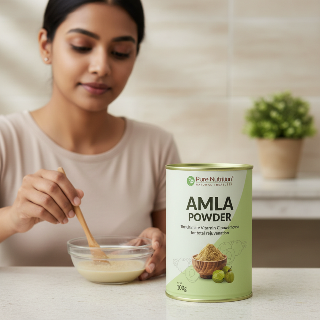 Organic Amla Powder  Natural Vitamin C | Hair, Skin & Immunity Support