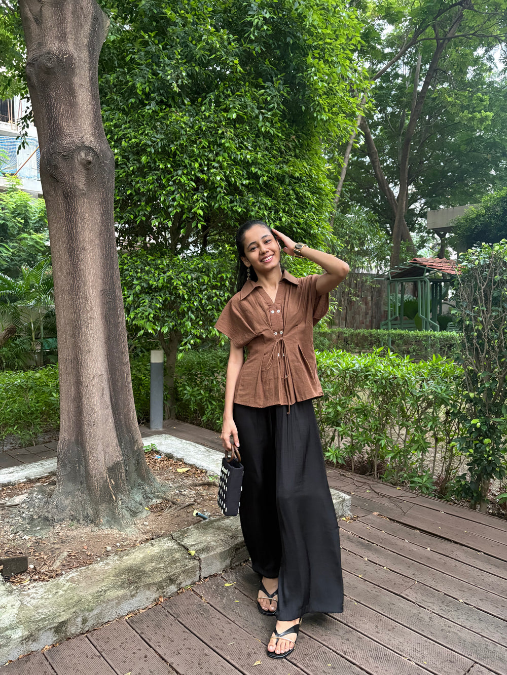 Tiramisu Cinched Top