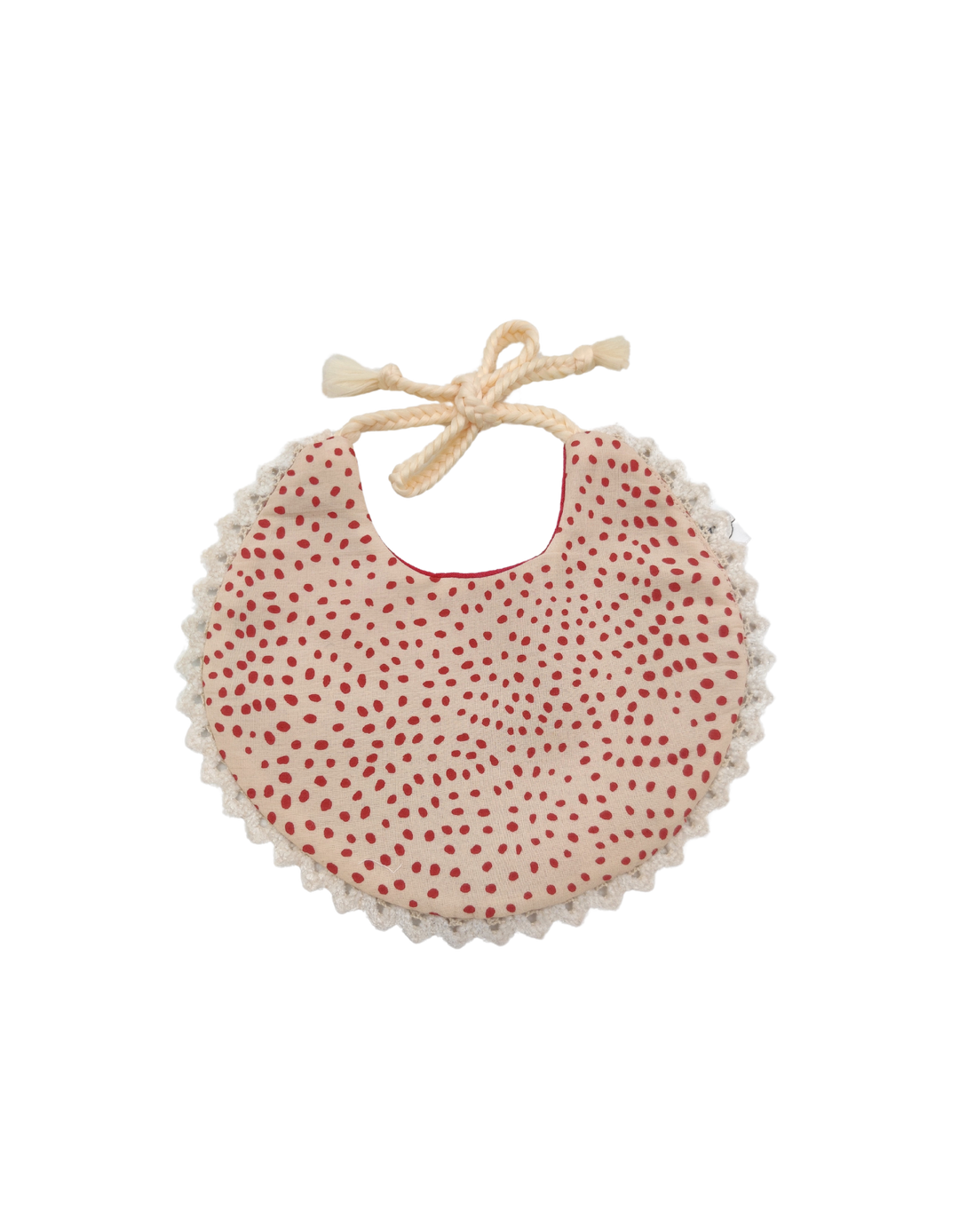 New born 100% Cotton baby Drool Bib Set, Washable & Revisable Bibs for Girls & boys,0-3 Years Baby - Very Berry (Pack of 2)