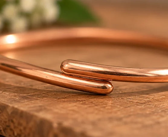 Bamboology Trends Copper Anklet & Armlet | Open Cuff Design