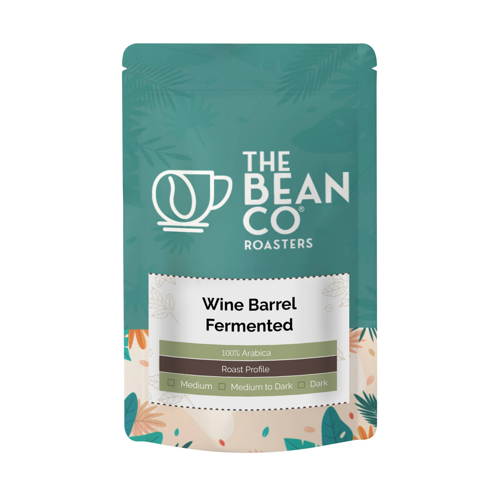 The Bean Co Roasters Wine Barrel Fermented Roasted Coffee | Medium Roast | 100% Arabica | Freshly Roasted Coffee Beans