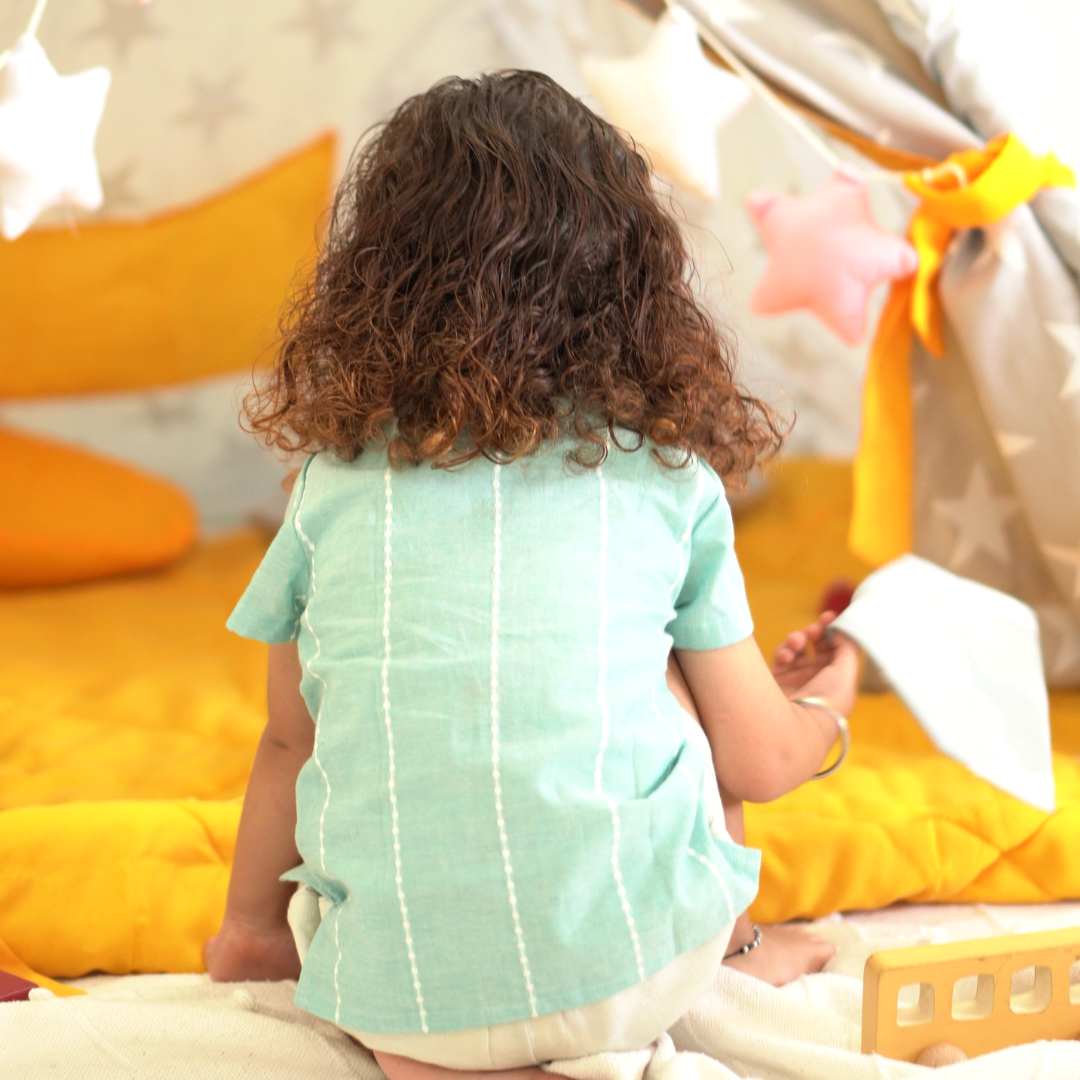 Cotton Shirt for boys and girls - Raindrop - Unisex Shirt