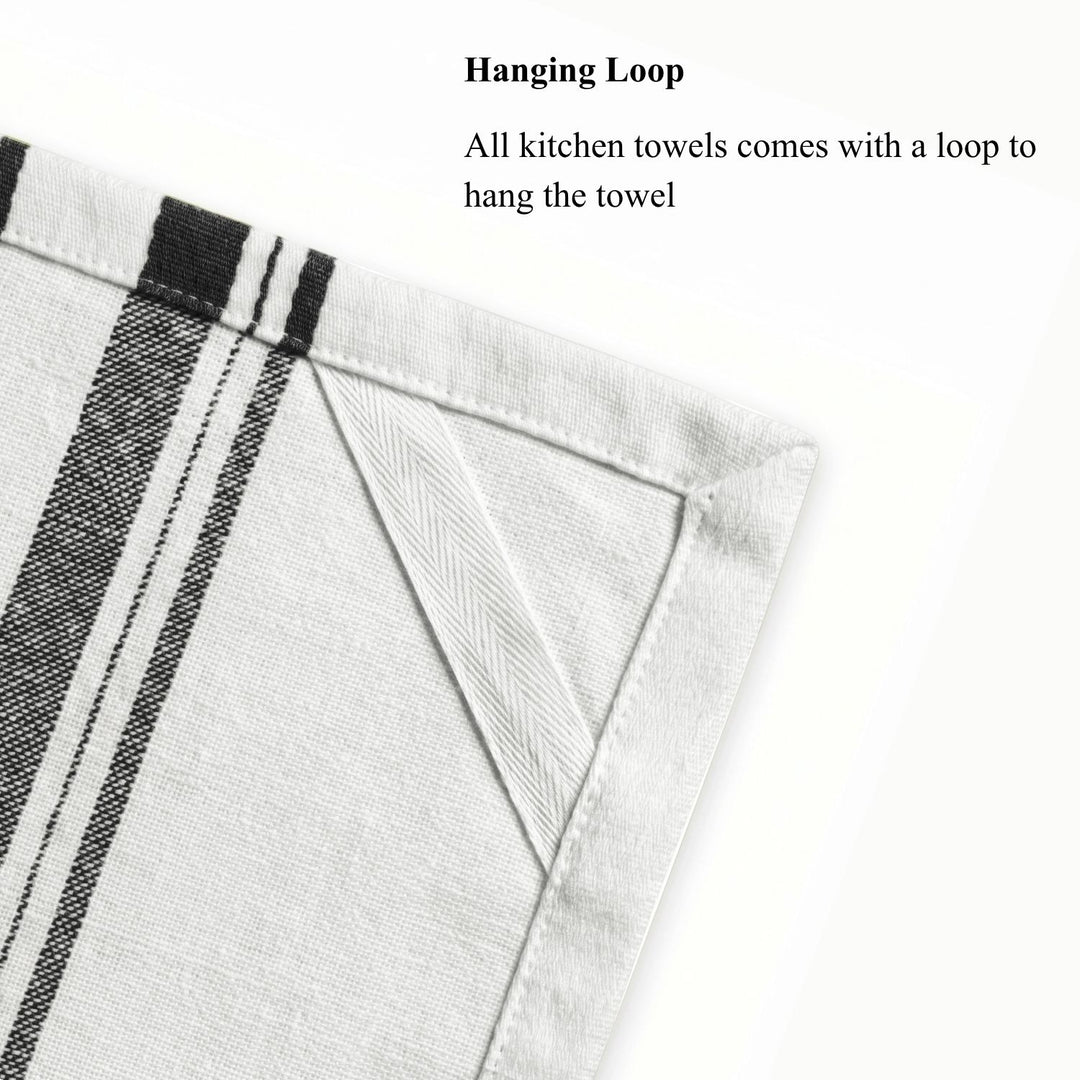 Striped Cotton Dish Towels ( Set of 2 )