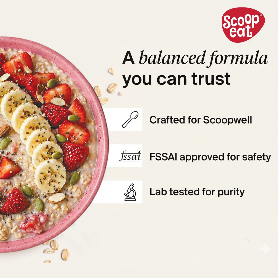 Scoopeat Assorted Oats pack of 2 -  26g Super High Protein Strawberry Oats