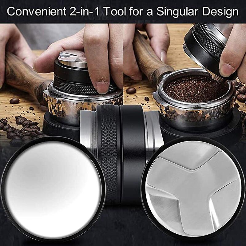 The Bean Co Roasters Dual Head Coffee Distributor | 58 mm Coffee Leveler