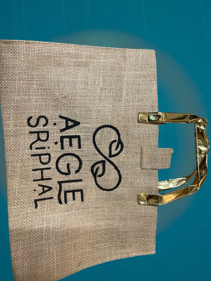 Jute Tote Bag - Netted