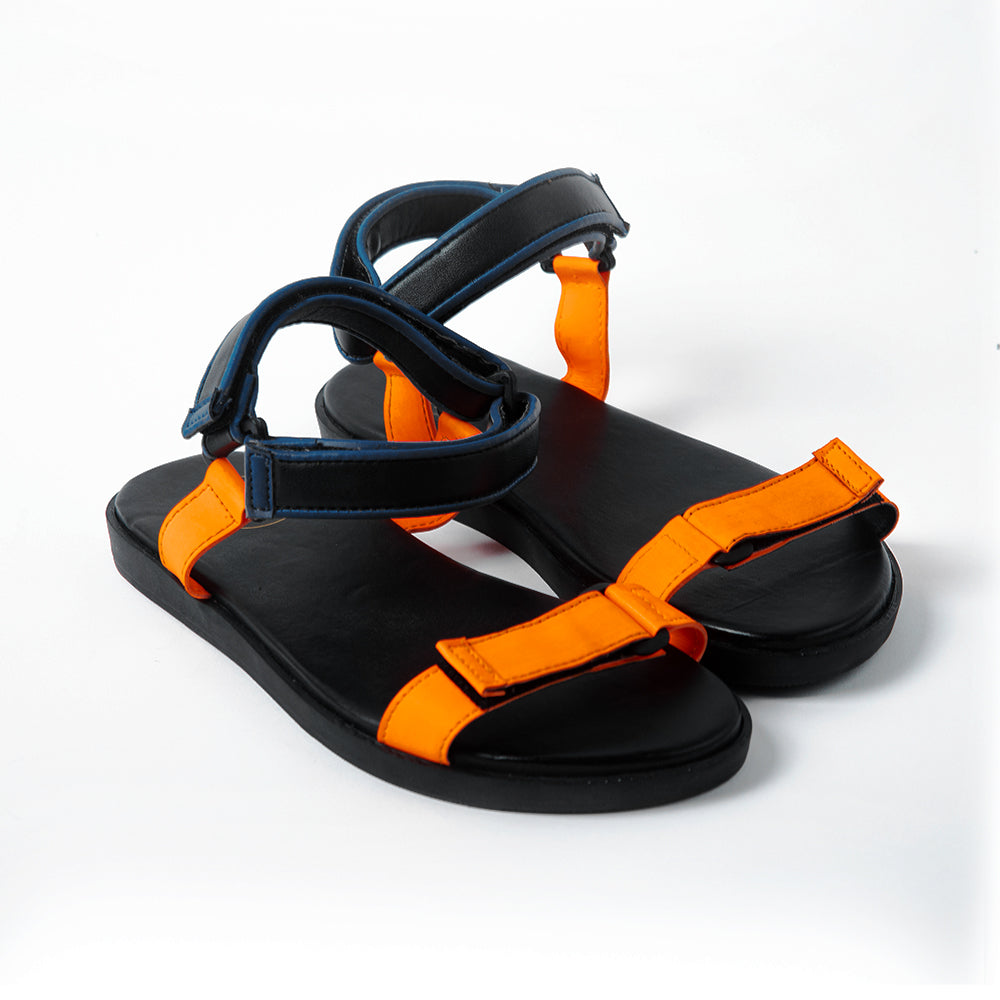 Monkstory Drift Technical Sandals - Pop Orange/Blue