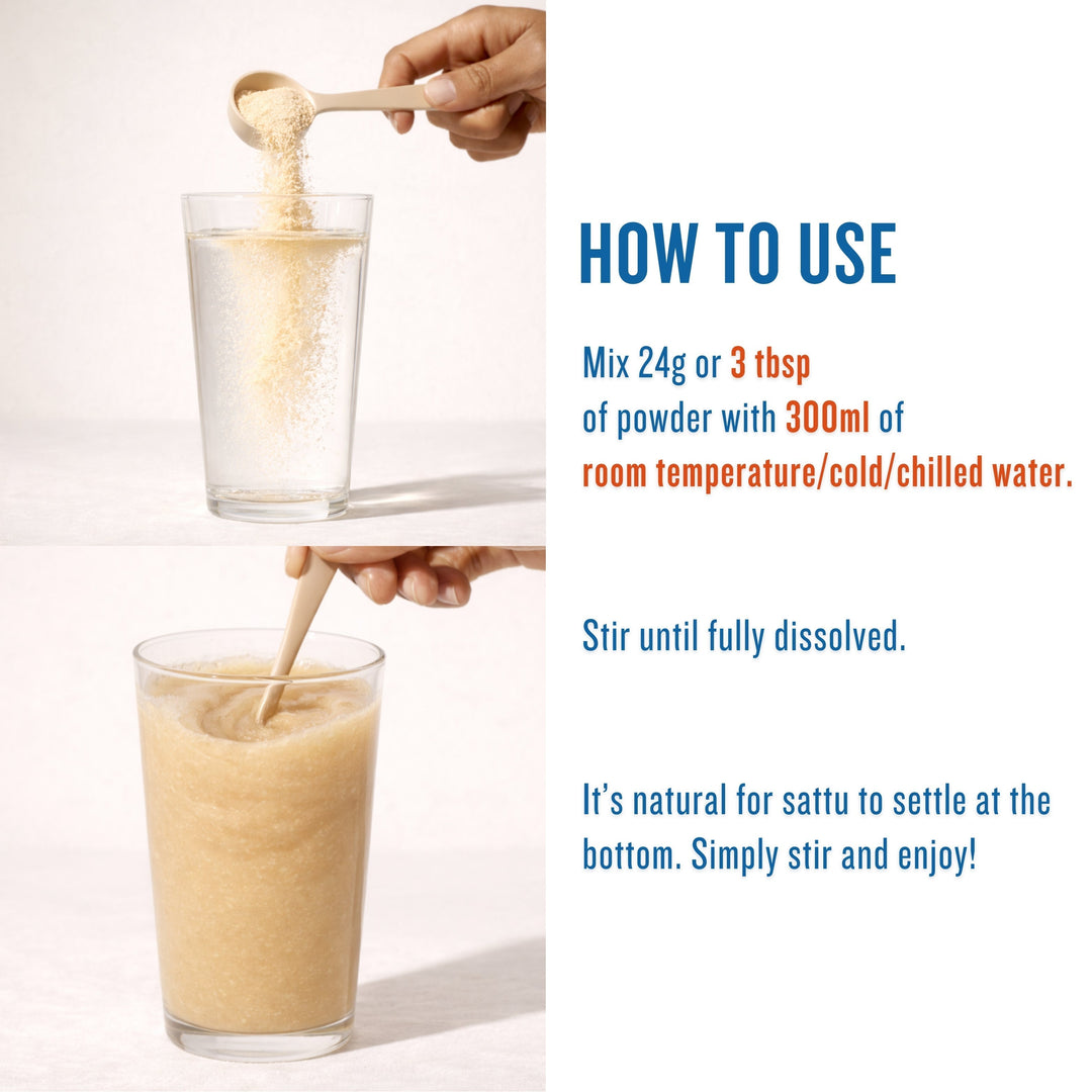 Hydration & Energy Sattu Chilli Lemon Drink