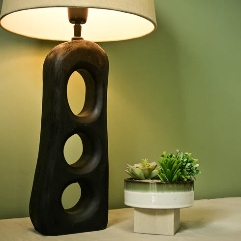 Muun Home Aries Textured Wooden Lamp