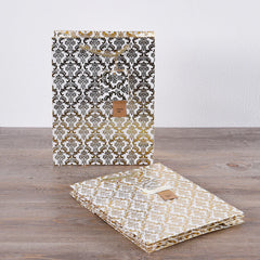 Damask Medium Gift Bag - Set of 3