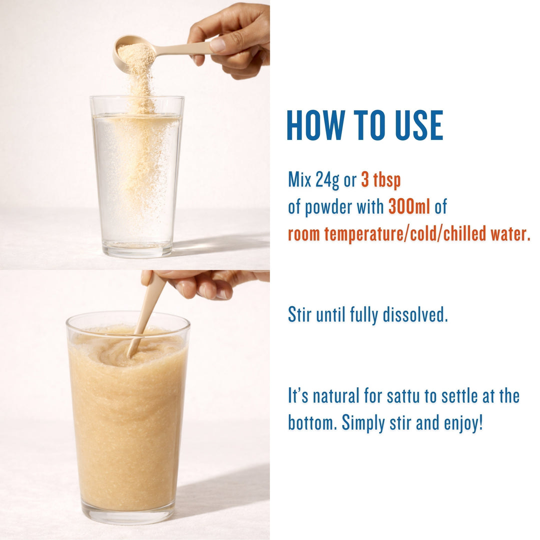 Hydration & Energy Sattu Chilli Lemon Drink