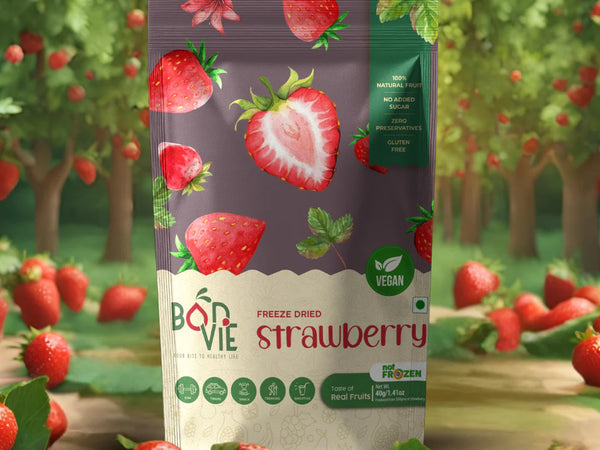 Bonvie Freeze Dried Strawberry - 40 grams