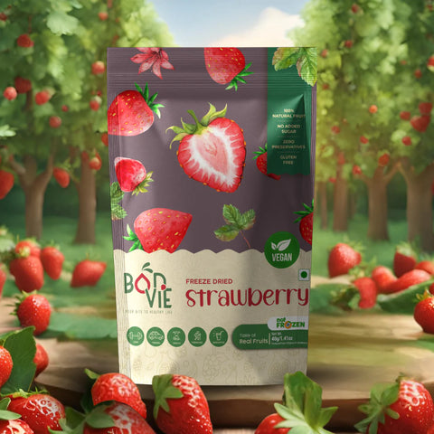 Bonvie Freeze Dried Strawberry - 40 grams