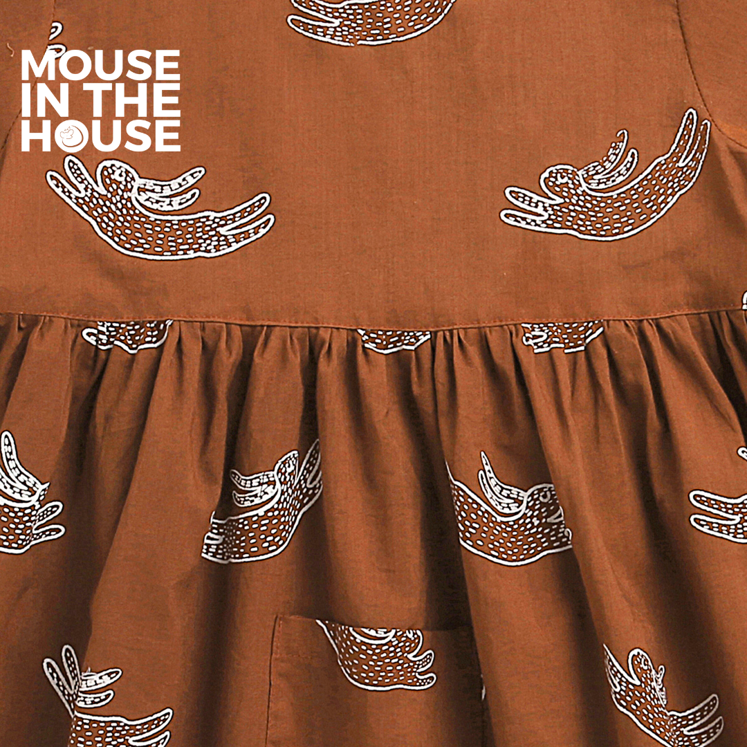Mouse In The House A Fuzzy Rabbit - Cotton Dress