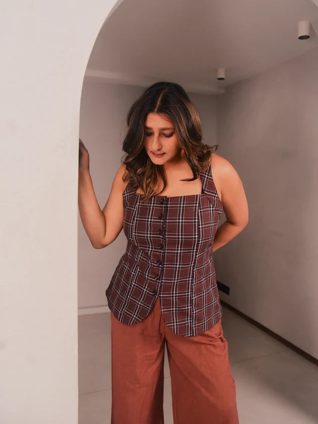 WhySoBlue Rae Vest Set