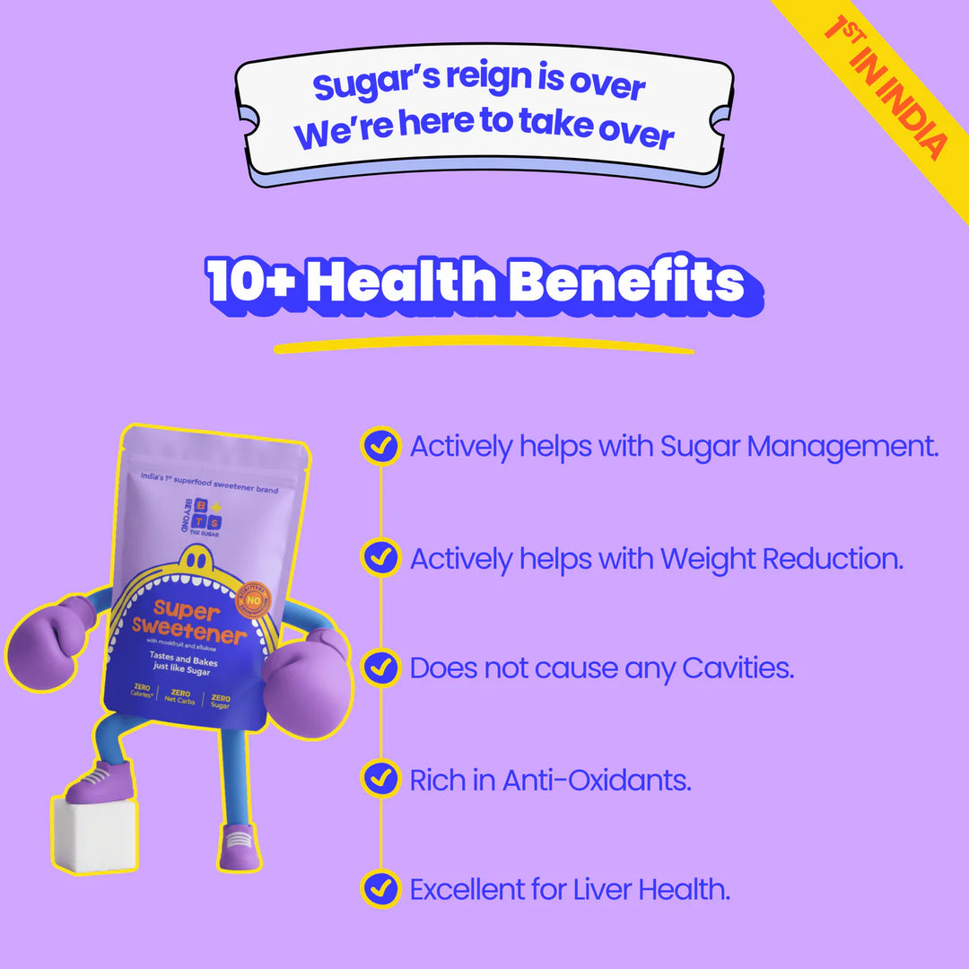 Beyond the Sugar Super Sweetener | Monk Fruit and Allulose | Keto & Diabetic Friendly | 1:1 Sugar Replacement