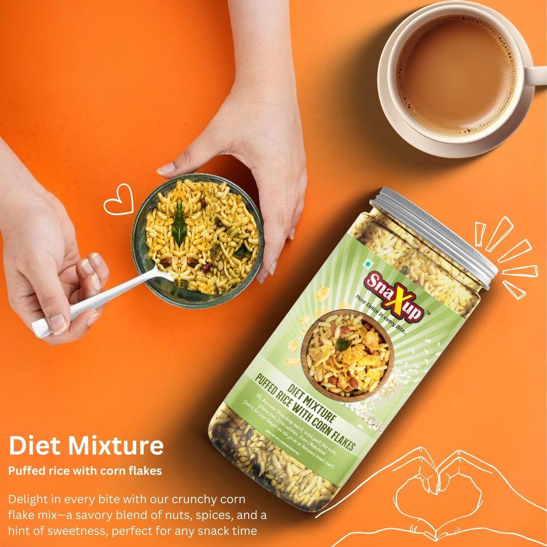 Snaxup Diet Mixture Puffed Rice With Corn Flakes 250 g