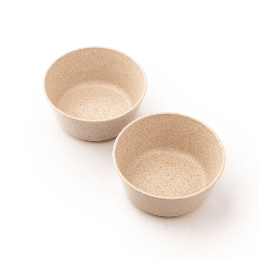 Irida Naturals Rice Husk Curry Bowl - Set of 2
