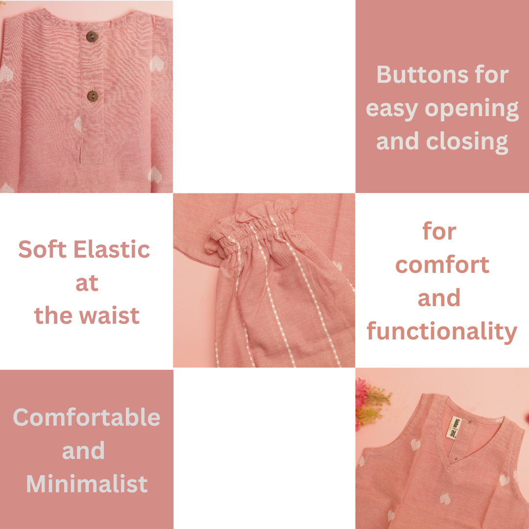 Coord Set for girls - Cotton Partywear - Bloom Twin Set