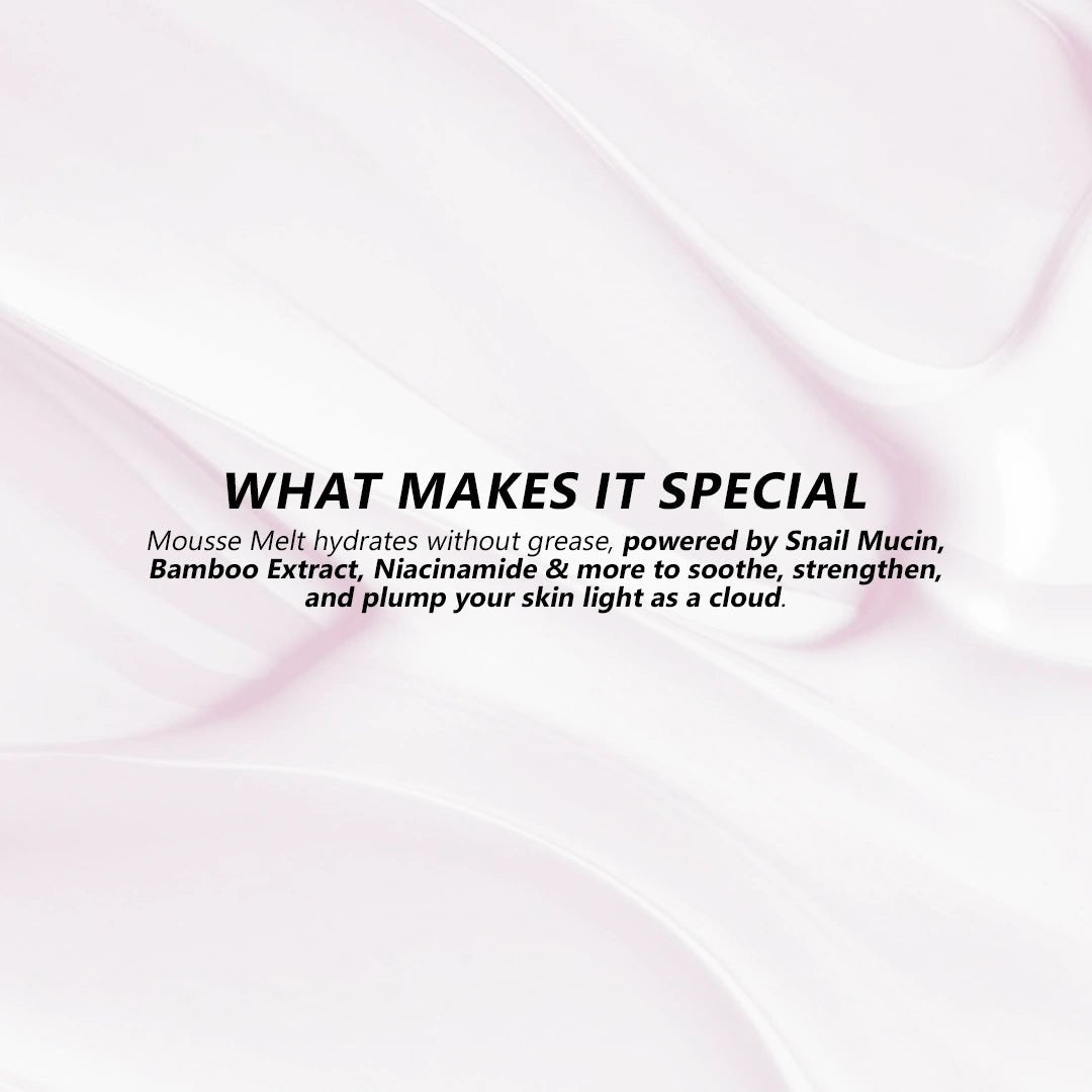 Mousse Melt Moisturizer | Lightweight Hydration & Skin Barrier Care